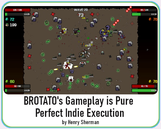 Brotato's Gameplay is Pure Perfect Indie Execution